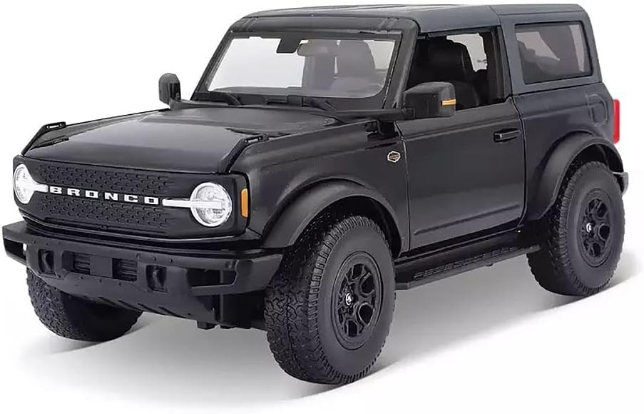 MAISTO 1/18 2021 FORD BRONCO WILDTRAK BLACK MET DIECAST
