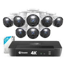 Swann Master Series Home 8-Camera 4K NVR Security System 2TB SWNVK-1676808-US