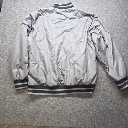 Abrigo Chaqueta Under Armour Storm UA Para Hombre XL Gris Cremallera Completa - Imagen 4 de 11