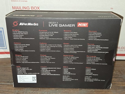 New & Sealed! AVerMedia GC311 Live Gamer Mini, 1080p60 Capture Card - NIB! - Bild 3 von 3