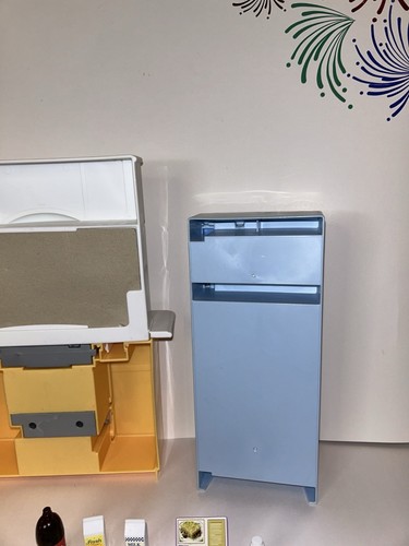Barbie So Real So Now Kitchen Mattel 1999 Sink Oven Refrigerator - Picture 7 of 8