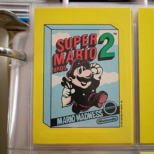 1989 Topps Nintendo Complete Trading Card Set (1-60) +Stickers (1-33) NM+ - Picture 2 of 15