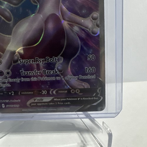 Mewtwo V SWSH229 SWSH: Sword & Shield Promo Cards Holo - Picture 4 of 10
