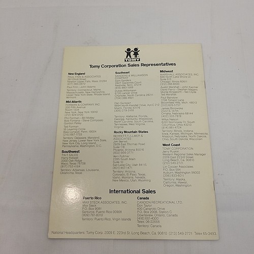 TOMY 1975 CATALOG Switch-a-Rail Pocket Cars Dolls Games Top Shot Metal Models - Picture 2 of 9