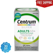 Centrum Silver Adults 50 Plus Multivitamin With Vitamin C, D & E, 125 Count