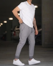 Under 510 Mens Pace Performance Outdoor Casual Jogger Pants Gray 32/27 NWT