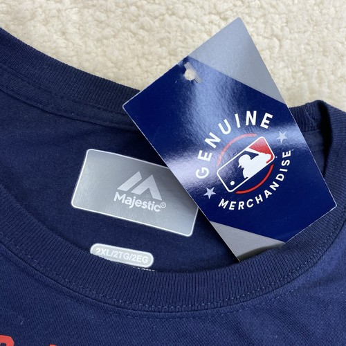 Boston Red Sox MLB Majestic Men's Navy Team Logo Long Sleeve T-Shirt Tees 2XL - Bild 3 von 10