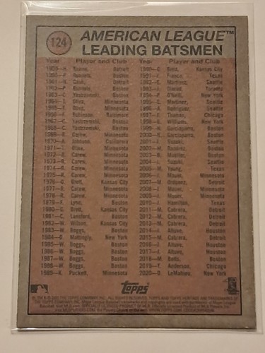 2021 Topps Heritage #124 Red SP Variation Matt Chapman Oakland Athletics MLB  - Bild 2 von 2