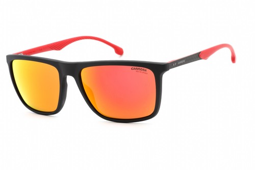 Gafas de sol CARRERA 8032/S 0003 W3 marco negro mate lentes rojas 57 mm - Imagen 1 de 4