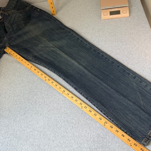 Jeans Old Navy Calce Regular Denim Lavado Oscuro Todos los Días Informales Algodón Hombres Talla 38x34 - Imagen 7 de 12