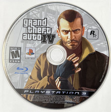 Grand Theft Auto IV GH PS3 PlayStation 3 Disc Only - (See Pics)