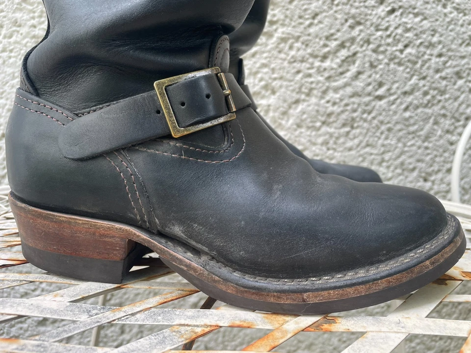 Wesco Boss Black Motorcycle Patrol Toe Size 7D - Bild 4 von 4