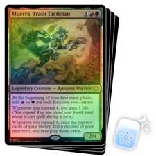 FOIL MUERRA, TRASH TACTICIAN X4 Bloomburrow BLB Magic MTG MINT CARD