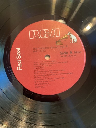 The Complete Caruso Volumes 6,7,8,9 RCA Red Label LPs-All (4) Covers In Shrink - Picture 17 of 17