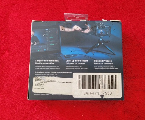Elgato Cam Link Karta przechwytywania 4K Transmisja Urządzenie do przechwytywania wideo na żywo Open Box! - Zdjęcie 5 z 5