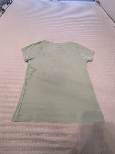 NWT Star Wars Grogu Baby Yoda Short sleeve Shirt Girls 10-12 Large Mint Green - Picture 13 of 13