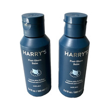 2 PACK -Harry's Men's Post-Shave Balm with Aloe 3.4 fl oz/100ml each NEW