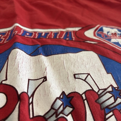 Vintage 90s Philadelphia Phillies Muscle Tank Sleeveless Shirt Tee Size XL - Picture 3 of 8