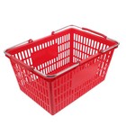  Metal Portable Shopping Basket for Groceries Grocery Store Plastic
