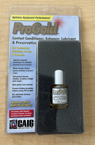 Caig G100L-2DB DeoxIT GOLD 7.4mL Bottle w/ Brush 100% Solution - NEW!