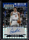 2024-25 Mosaic Cam Christie Contenders Optic Rookie RC Blue Auto Autograph #/49