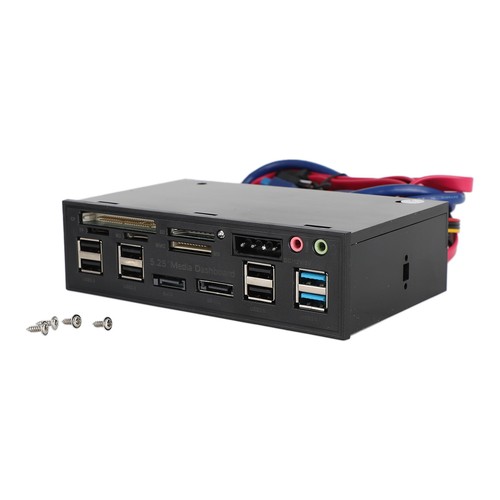 5.25" USB 3.0 SATA eSATA PC Front Panel Media Armaturenbrett Card Reader - Bild 10 von 11