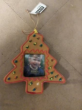 BURNES NEW CHRISTMAS TREE PHOTO FRAME ORNAMENT
