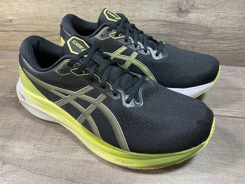 Asics Gel Kayano 30 Black Lime Running Shoes Sneakers Mens Size 12 W Wide - Picture 10 of 17