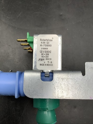 Nueva válvula de entrada de agua genuina OEM para refrigerador Whirlpool WP2188808 envío gratuito - Imagen 6 de 6