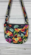Vera Bradley Jazzy Blooms Hipster Crossbody Bag Quilted Floral Adjustable