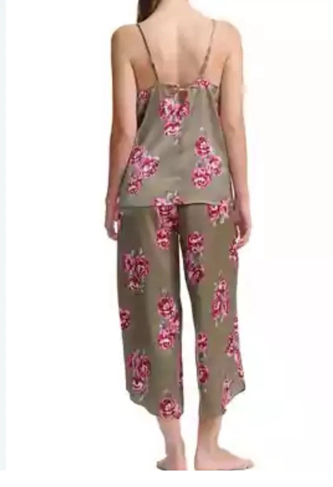 Espléndido 2 piezas para mujer Conjunto de pijama cami con correa de corbata - talla XL Foto 2 de 4