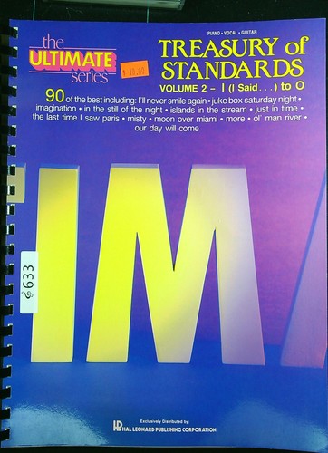 Treasury of Standards Vol 2 I-O 90 Songs Piano Vocal Guitar Hal Leonard 633a - Bild 1 von 15