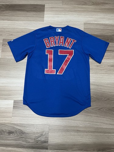Majestic Chicago Cubs Kris Bryant #17 Cool Base blau Trikot Herren Größe Medium - Bild 7 von 12