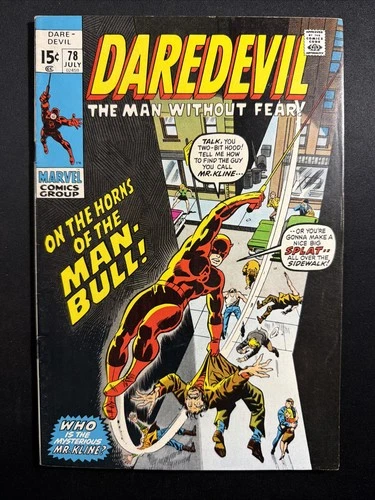 Daredevil #78 1971 Bronze Age 1st Print Vintage Marvel Comics Fine *A2