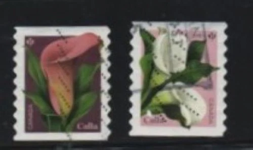 # SALE # Canada 2022 Canna Lilies Coil  S-A "p" issues - used off paper #