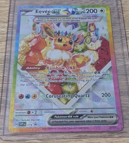 EEVEE Ex SVP 174 Black Star Promo PRISMATIC EVOLUTIONS SPC Pokemon TCG NM/M