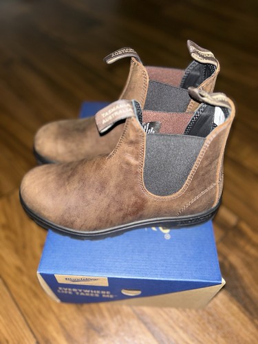 blundstone boots women 8.5 Antique Brown Leather - Picture 5 of 11