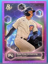 2022 Bowman Platinum ⚾ #PE-26 PETE CROW-ARMSTRONG RC Purple SP /250 SHIPS FREE! 