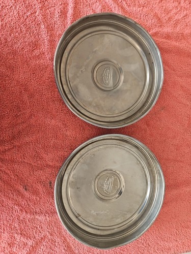 2 FORD TORINO RANCHERO DOG DISH HUB CAP HUBCAPS OEM WHEEL COVERS - Picture 5 of 6