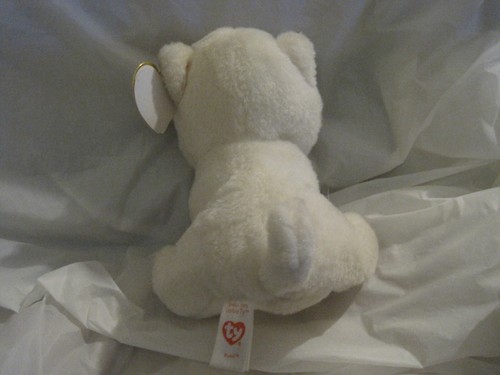Pearl (Cat Kitten Feline) TY Beanie Babies Collection 6"~White~VelveTy~LBDCF - Picture 5 of 5