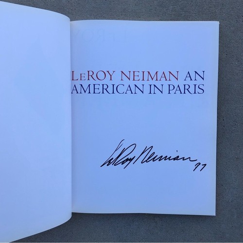 Vtg 1994 Leroy Neiman Signed Book An American In Paris - Legendary Artist - Picture 2 of 16