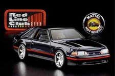 2023 Hot Wheels RLC Membership Car 93 Ford Mustang Cobra R Black NEW