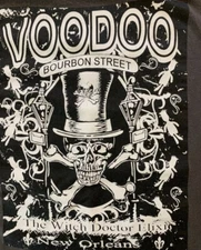 New Orleans Voodoo Skull Bourbon Street Witch Doctor Elixir T-shirt M Tee Top