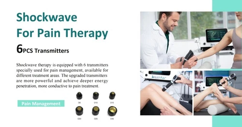 Tragbares 10Bar radiales Stoßwellentherapiegerät zur Sehnenentzündung Schmerzlinderung - Bild 13 von 15