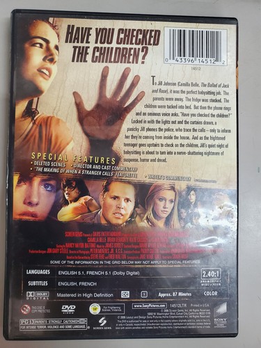 When a Stranger Calls - DVD - Colleen Dewhurst,Rutanya Alda Used - Picture 2 of 3