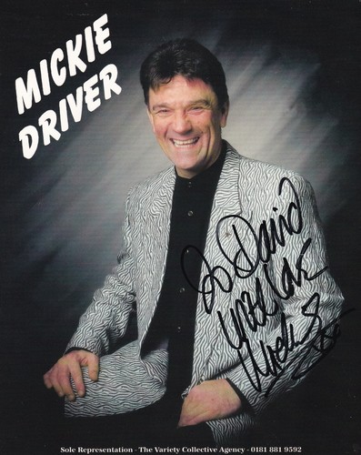 Mickie Driver - Music Hall entertainer - RARE HAND SIGNED 10 x 8" PHOTOGRAPH - Picture 1 of 2