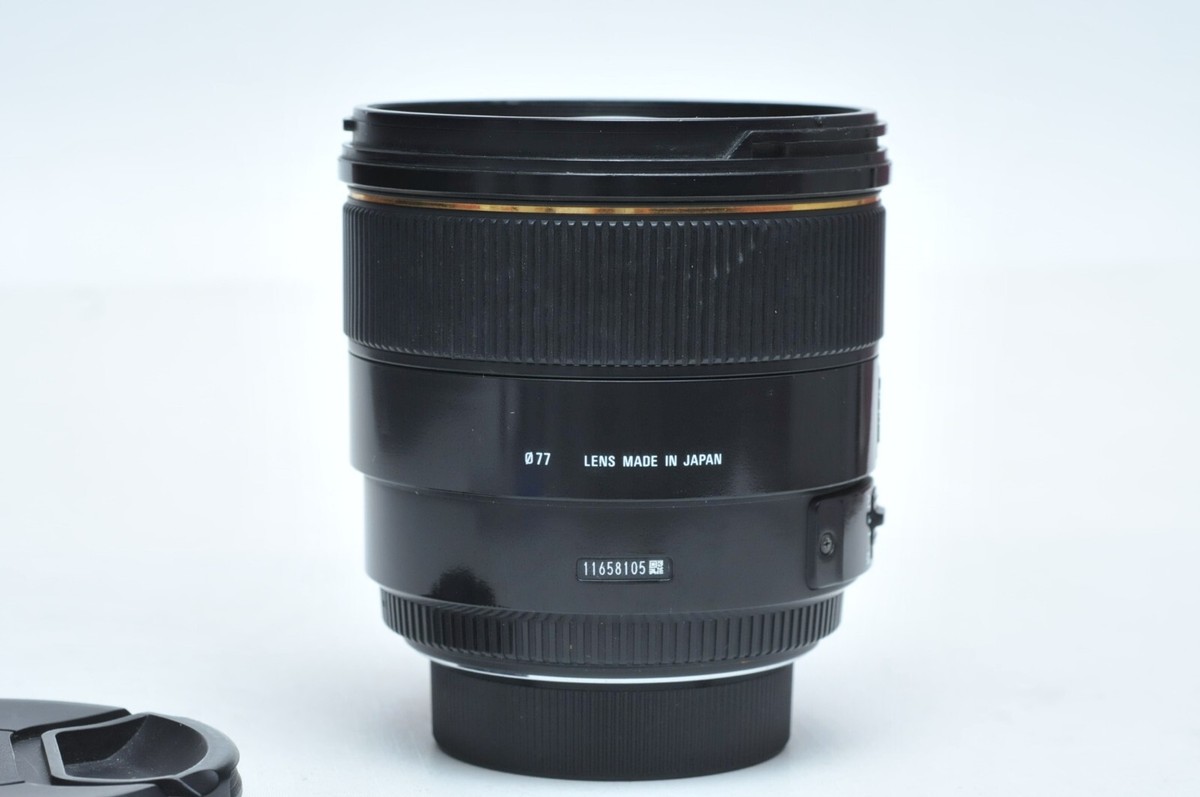 Sigma 85mm f/1.4 EX DG HSM Lens for Nikon F Mount AF 116 | eBay