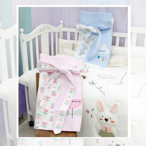 Korean - Style Babytrage Kleinkind Podaegi (himmelblau) - Bild 8 von 23