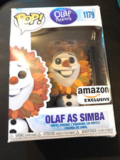 Funko Pop Olaf As Simba #1179 Disney: Olaf Presenta Amazon Exclusivo Caja dañada