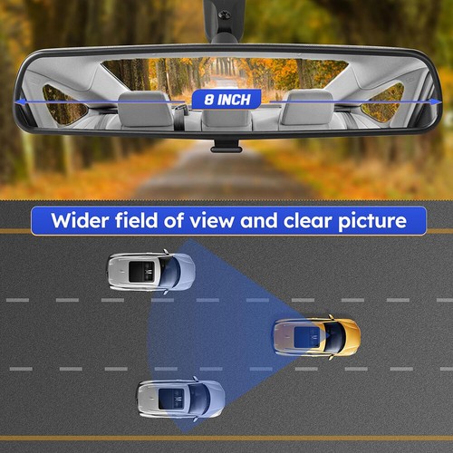 Auto Rear View Mirror Rearview Mirror For Jeep CJ YJ TJ JK Wrangler 1976-2012 - Foto 7 di 9